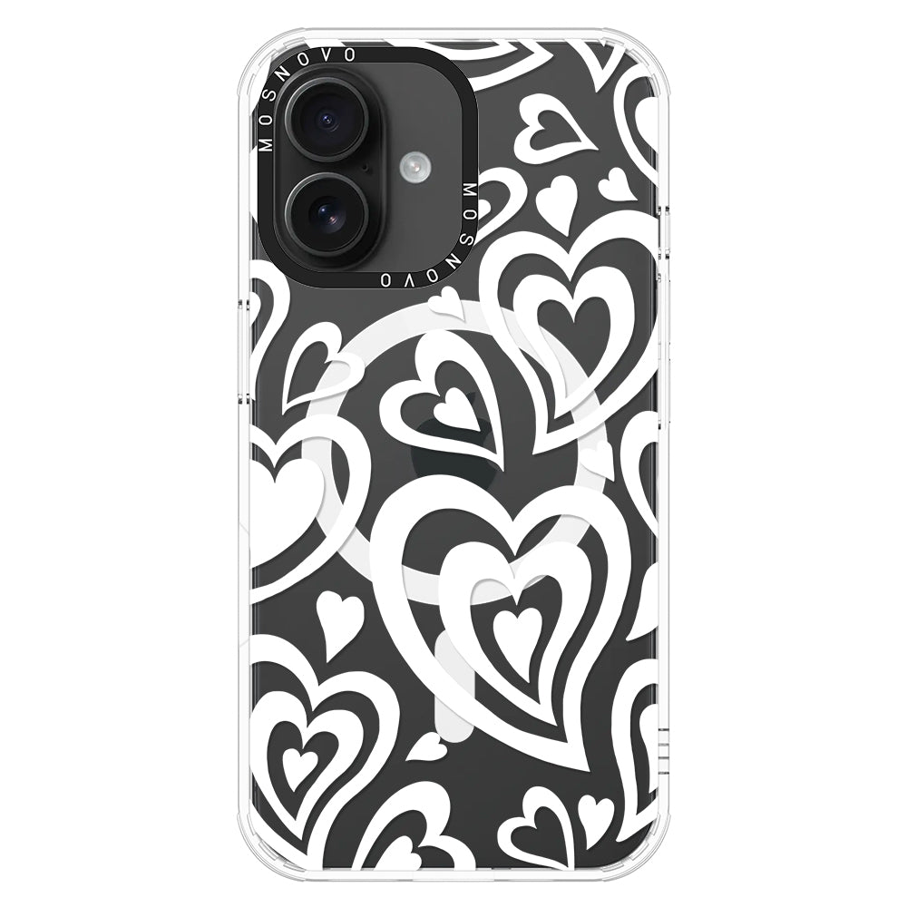 Twist Heart Phone Case - iPhone 16 Case - MOSNOVO