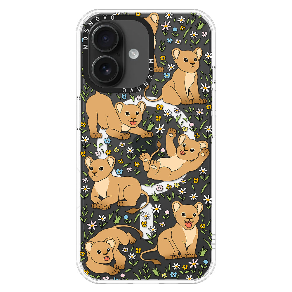 Cute Lion Phone Case - iPhone 16 Plus Case - MOSNOVO