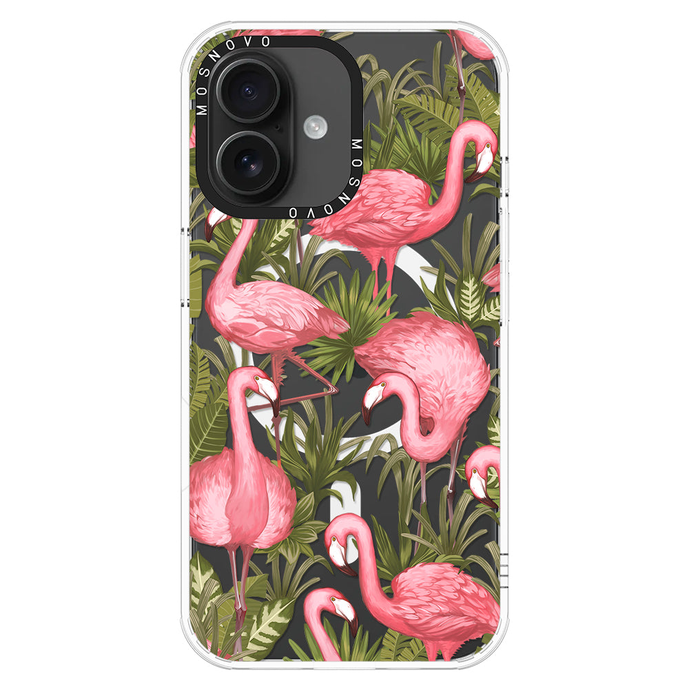 Jungle Flamingo Phone Case - iPhone 16 Case - MOSNOVO