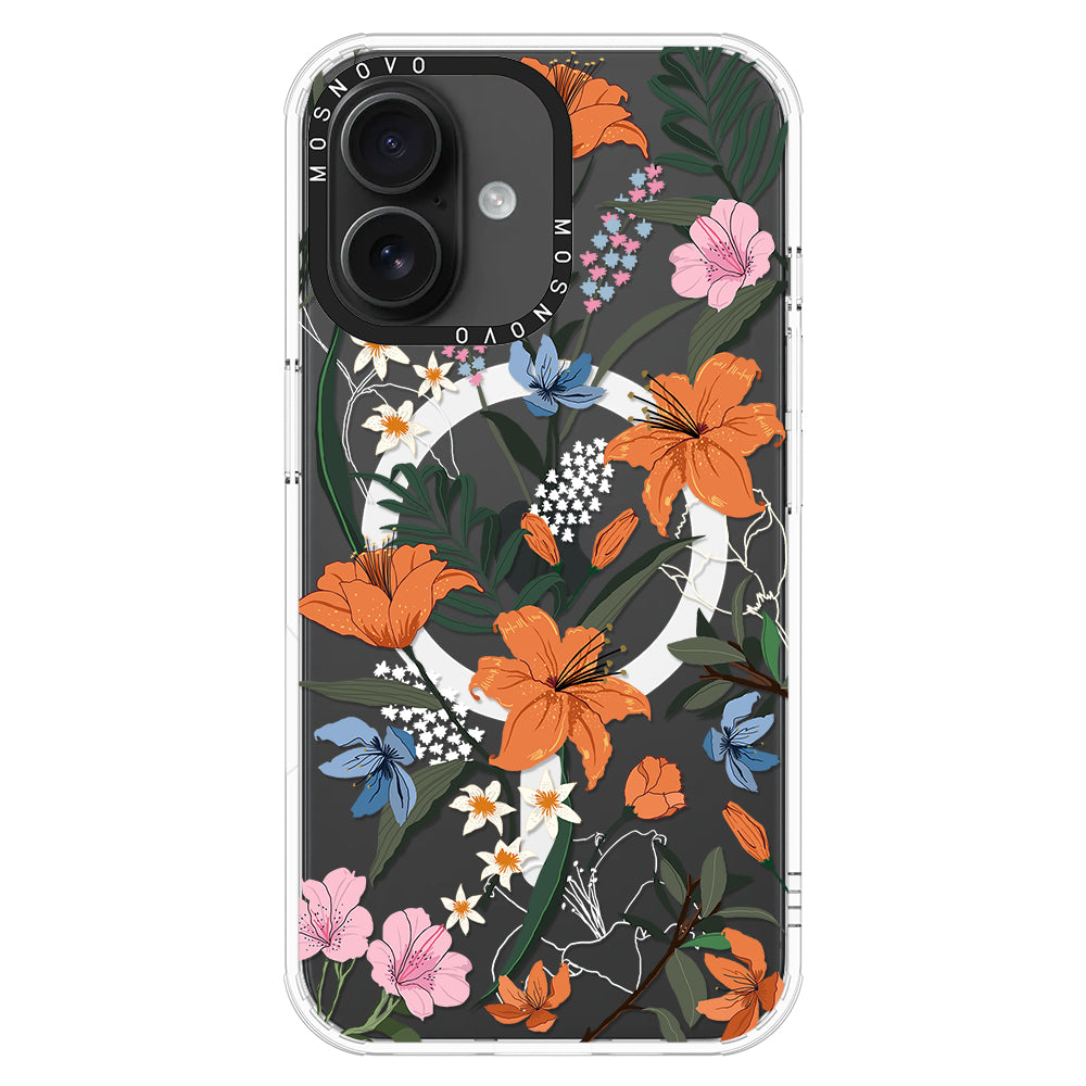 Lily Garden Phone Case - iPhone 16 Plus Case - MOSNOVO