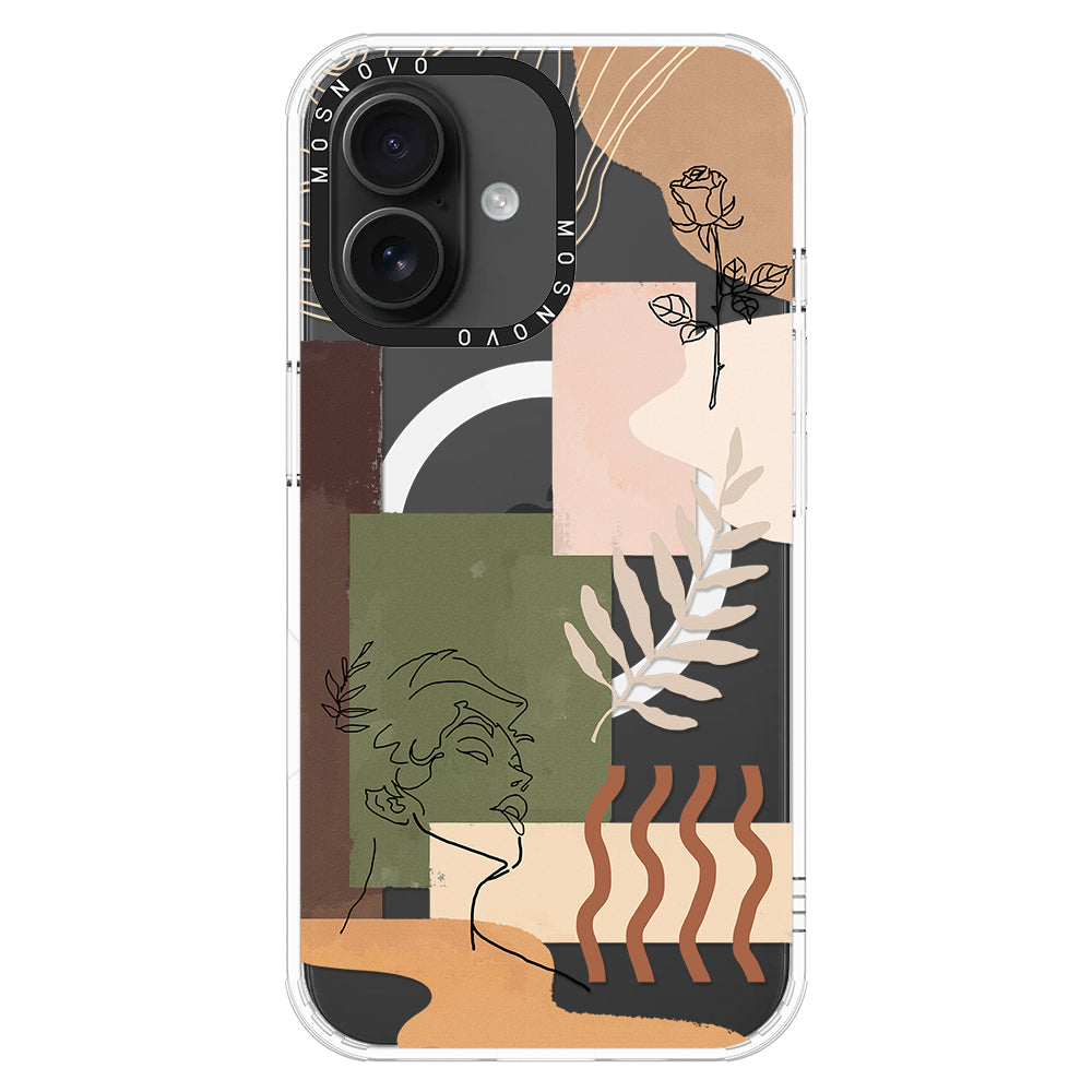 Modern Art Phone Case - iPhone 16 Plus Case - MOSNOVO