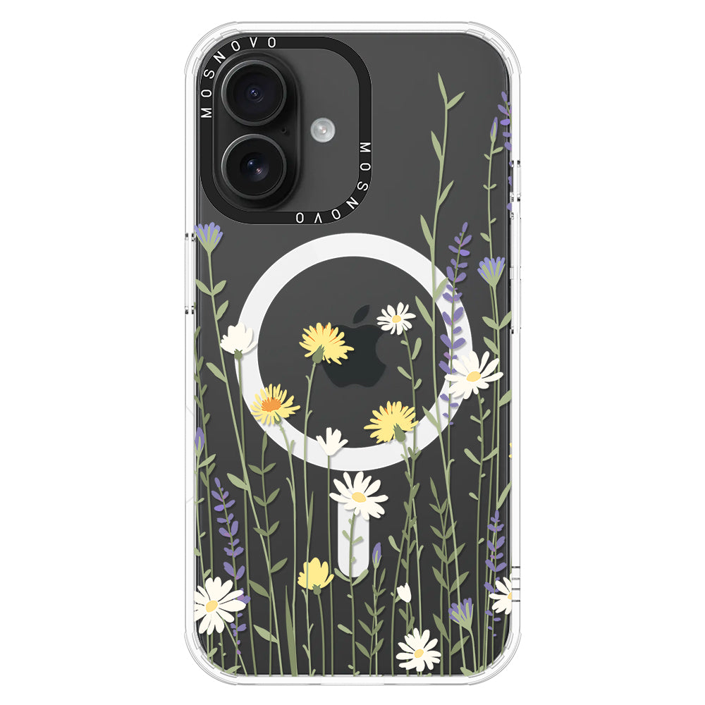 Wild Meadow Floral Phone Case - iPhone 16 Case - MOSNOVO