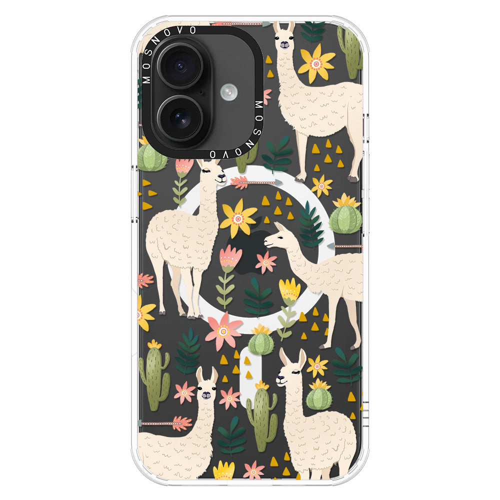 Desert Llama Phone Case - iPhone 16 Plus Case - MOSNOVO