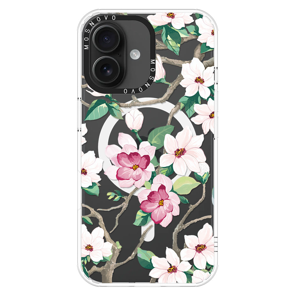 Magnolia Phone Case - iPhone 16 Case - MOSNOVO