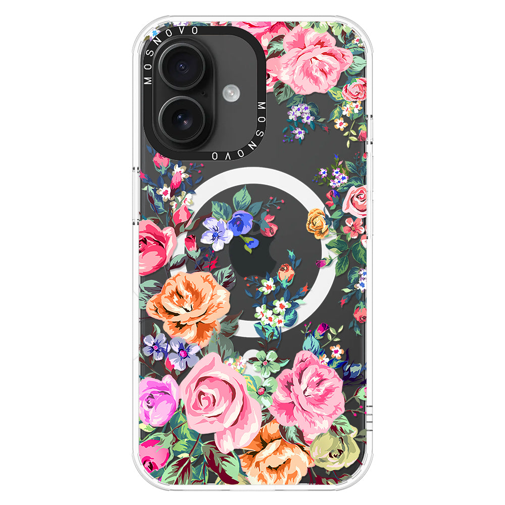 Flower Garden Phone Case - iPhone 16 Plus Case - MOSNOVO