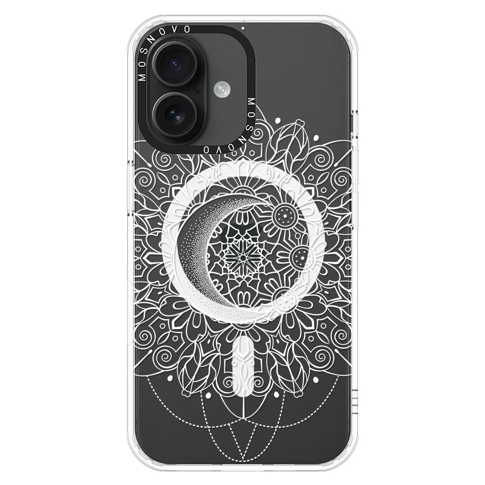 Celestial Moon Mandala Phone Case - iPhone 16 Case - MOSNOVO