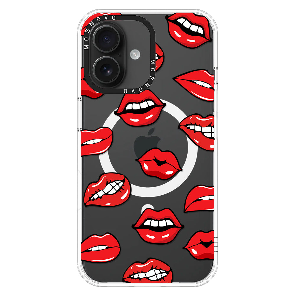 Hot Lips Phone Case - iPhone 16 Case - MOSNOVO