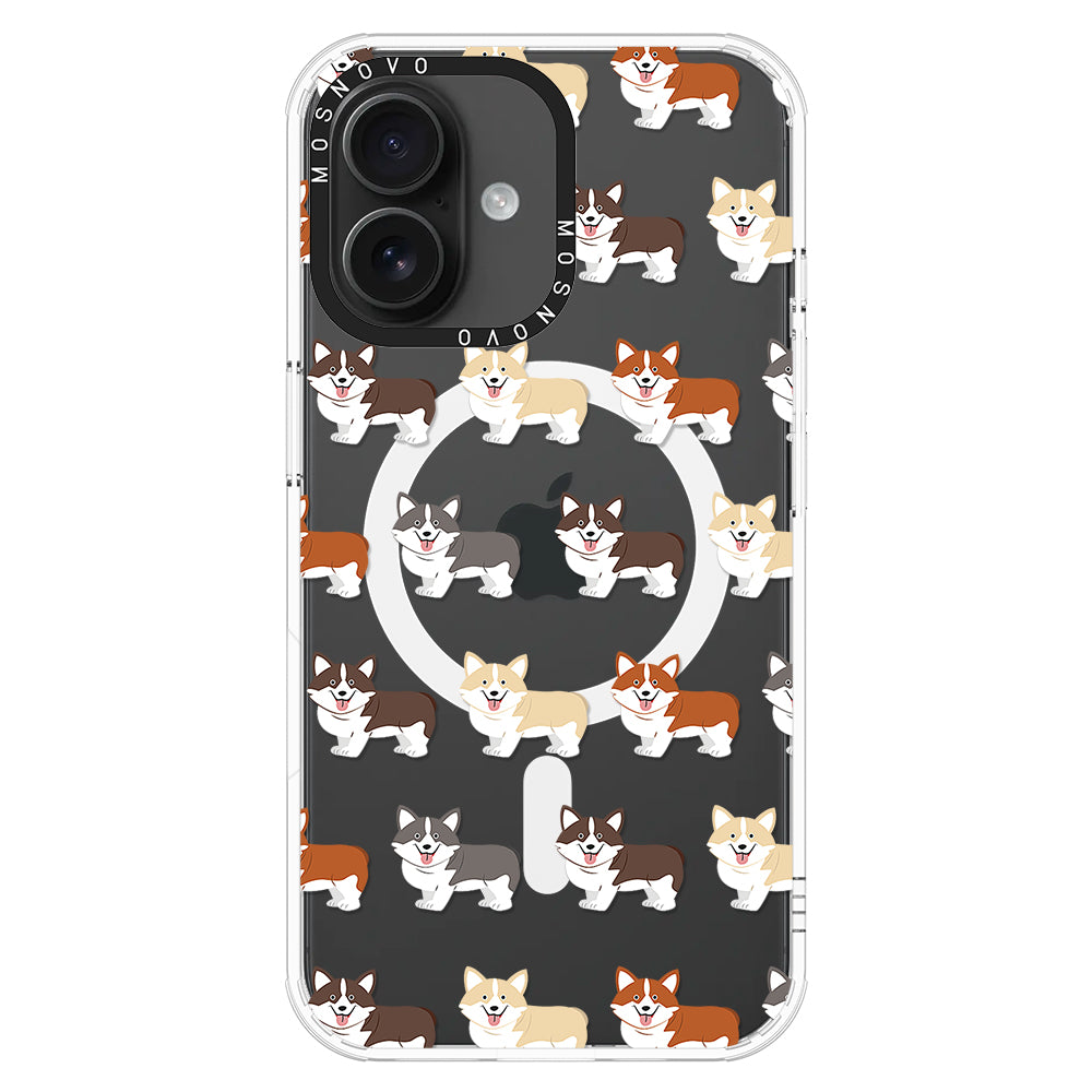 Cute Corgi Phone Case - iPhone 16 Case - MOSNOVO