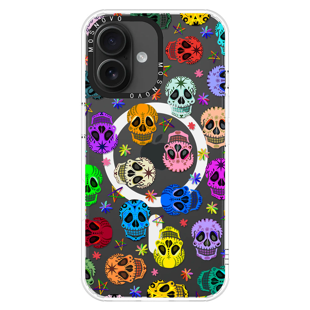 Skull Phone Case - iPhone 16 Plus Case - MOSNOVO