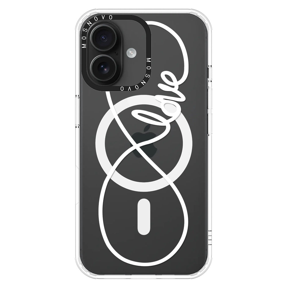 Infinity Love Phone Case - iPhone 16 Plus Case - MOSNOVO