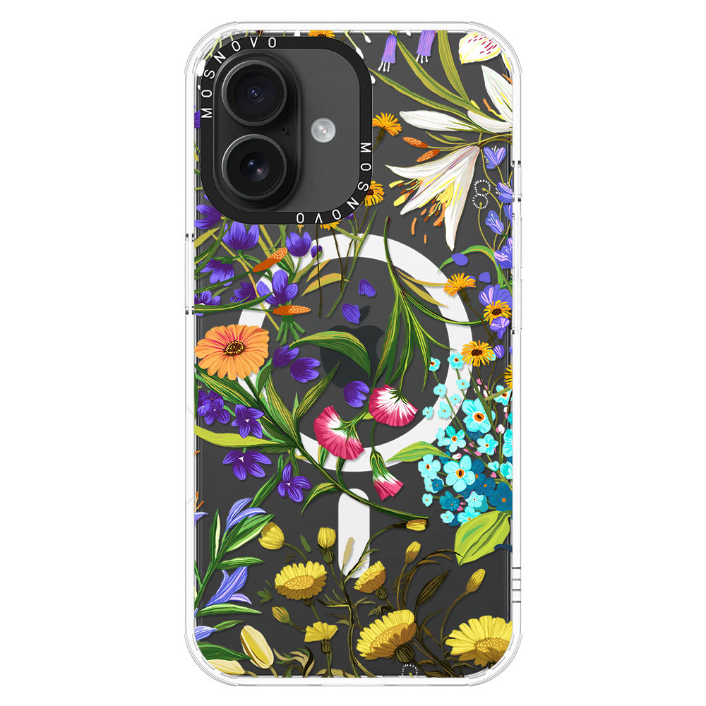 Summer Flower Holidays Phone Case - iPhone 16 Plus Case - MOSNOVO