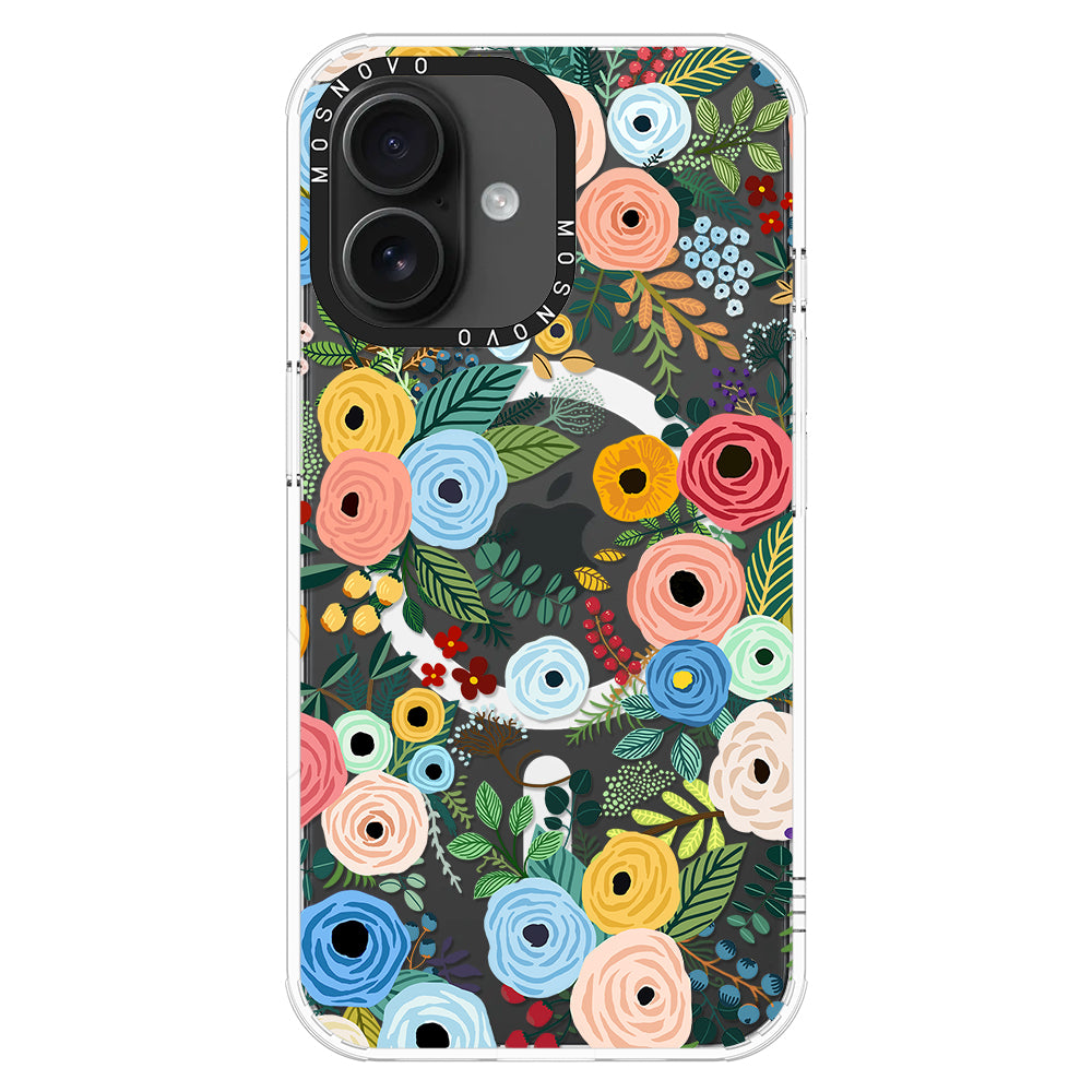 Pastel Perfection Flower Phone Case - iPhone 16 Case - MOSNOVO