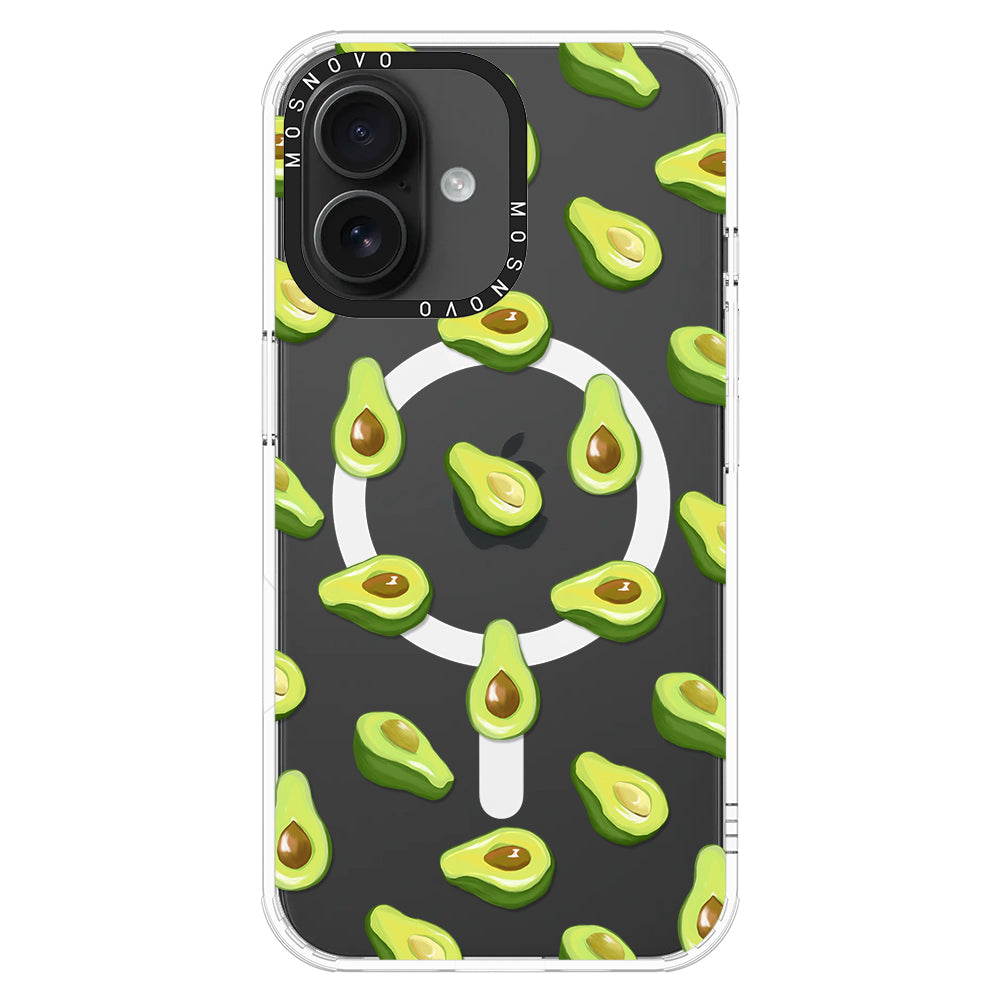 Fleshy Avocado Phone Case - iPhone 16 Plus Case - MOSNOVO