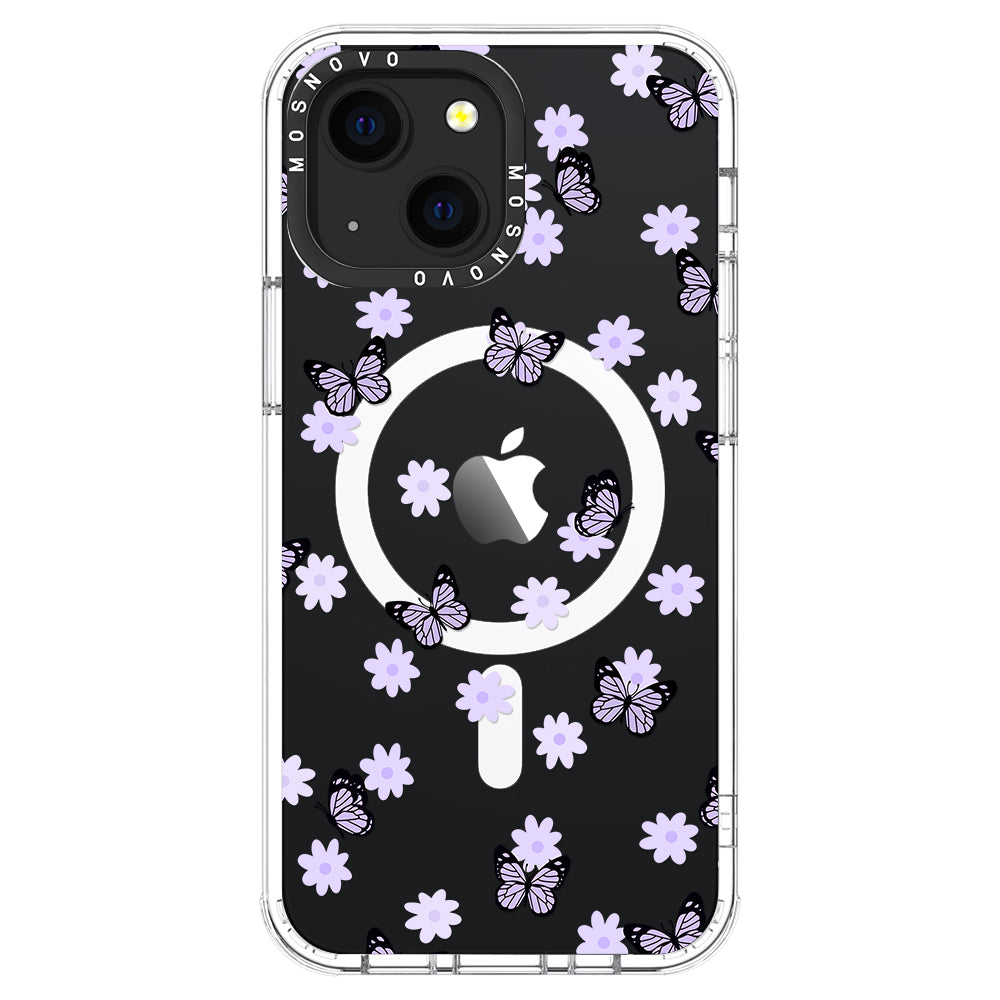 Lilac Butterfly Phone Case - iPhone 13 Case