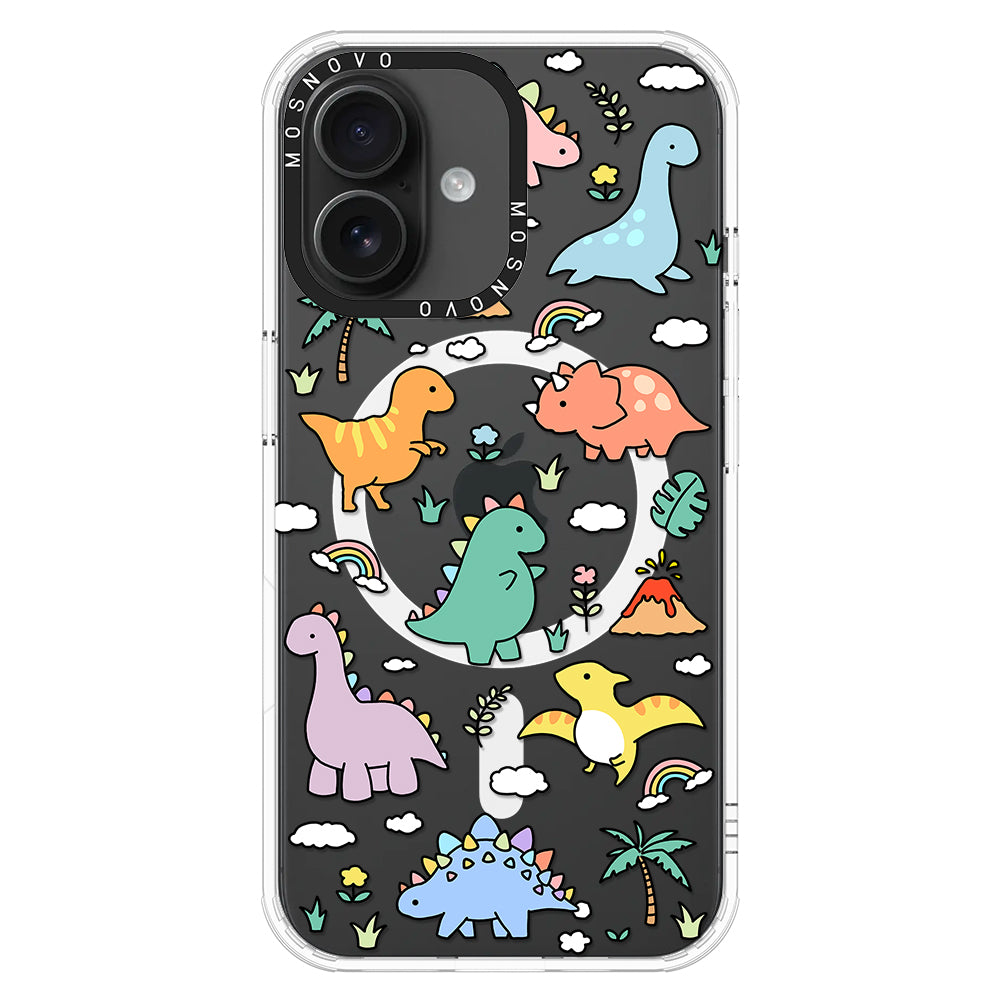 Cute Dinosaur World Phone Case - iPhone 16 Plus Case - MOSNOVO