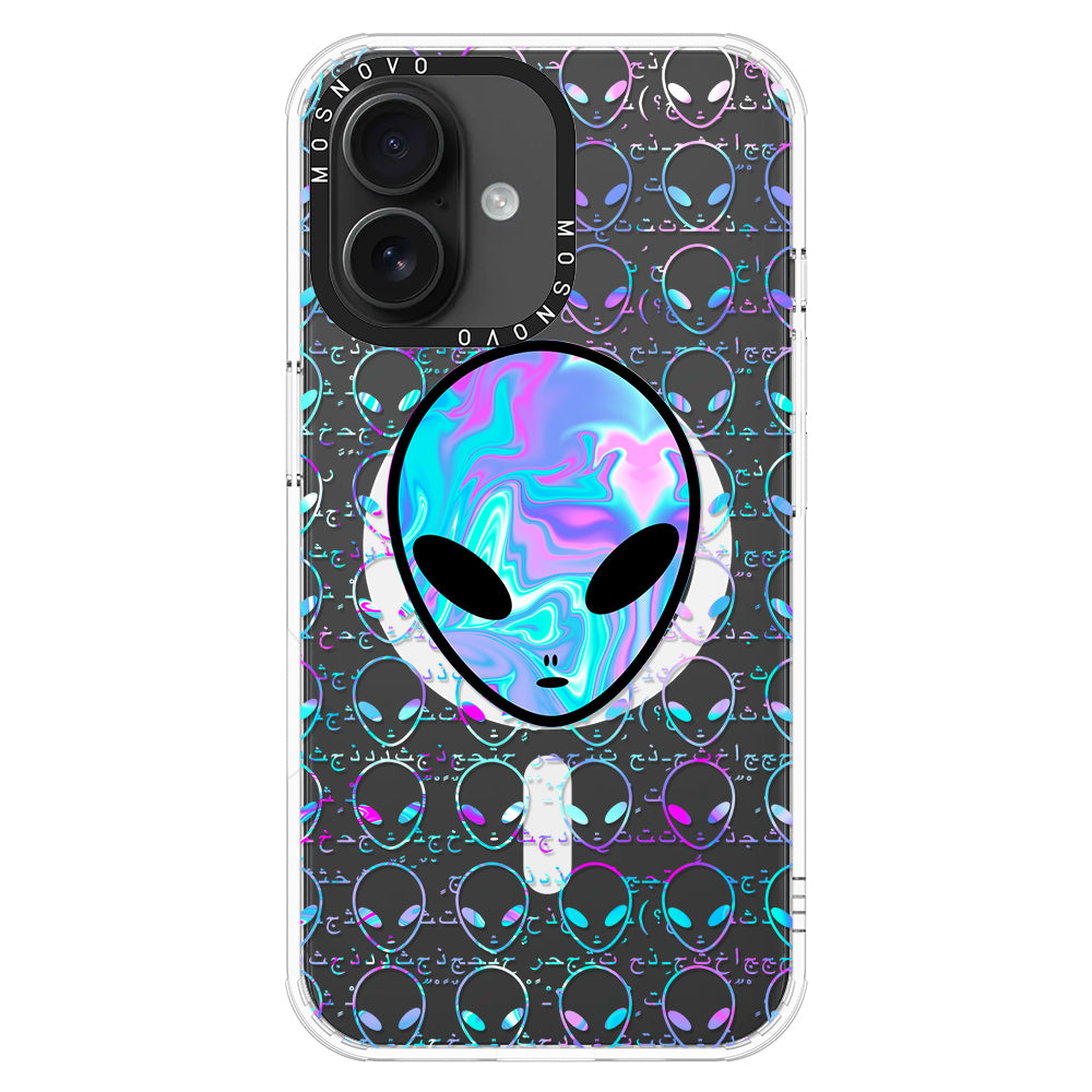 Space Alien Phone Case - iPhone 16 Case - MOSNOVO