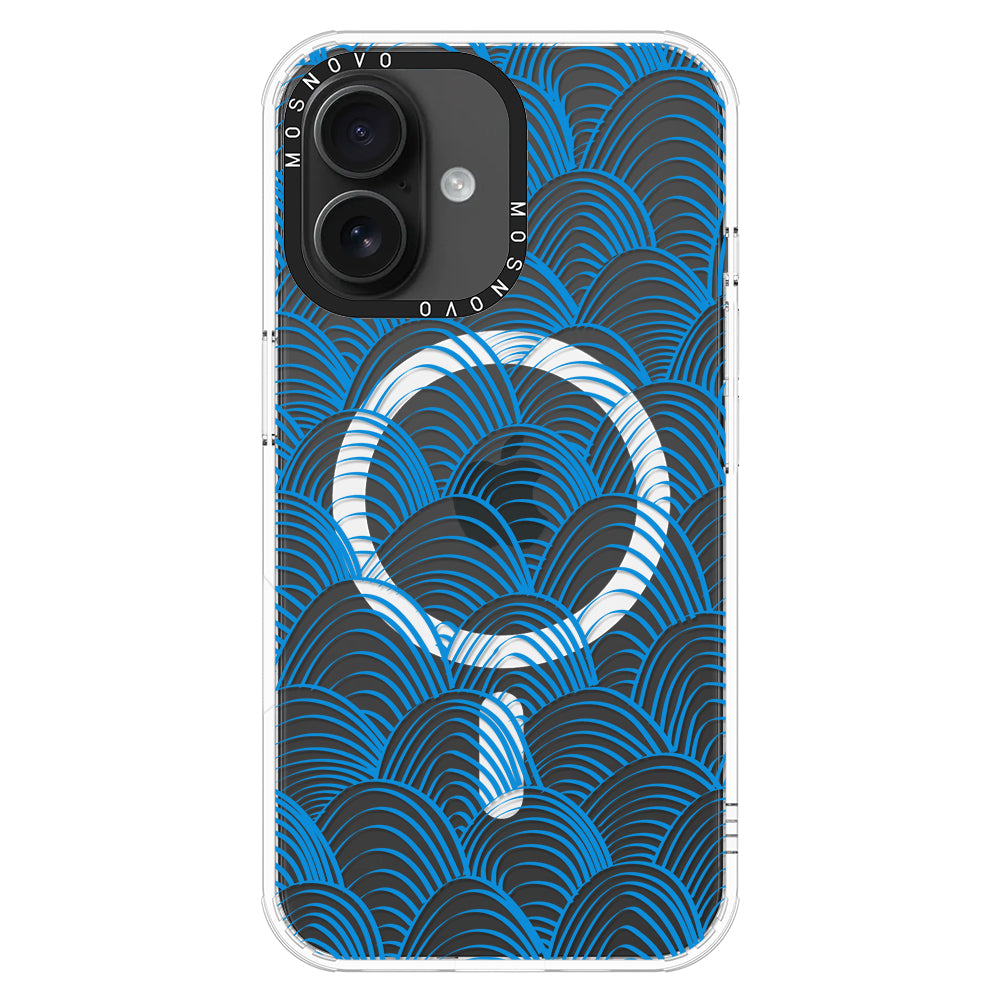 Wavy Wave Phone Case - iPhone 16 Case - MOSNOVO