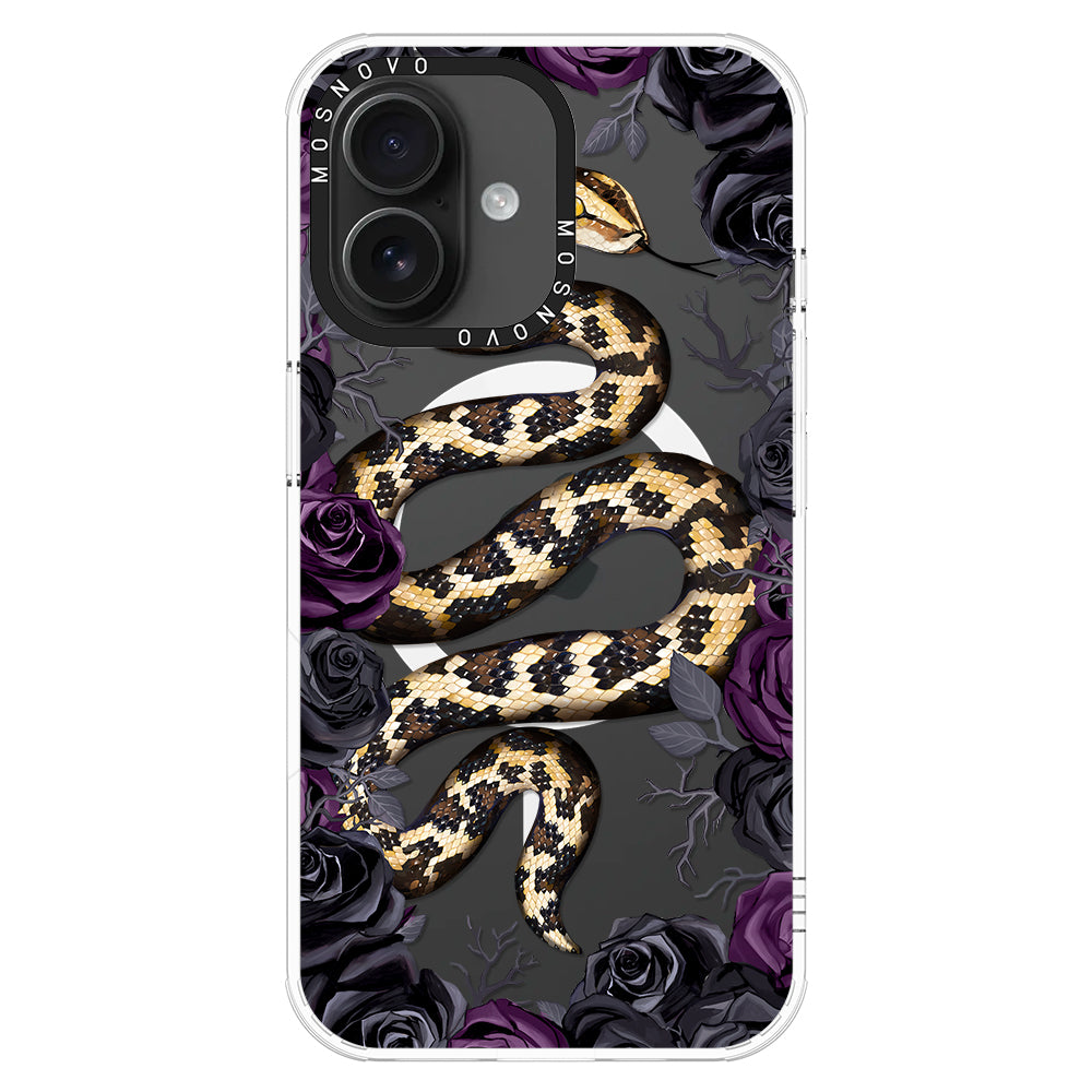 Secret Snake Garden Phone Case - iPhone 16 Plus Case - MOSNOVO