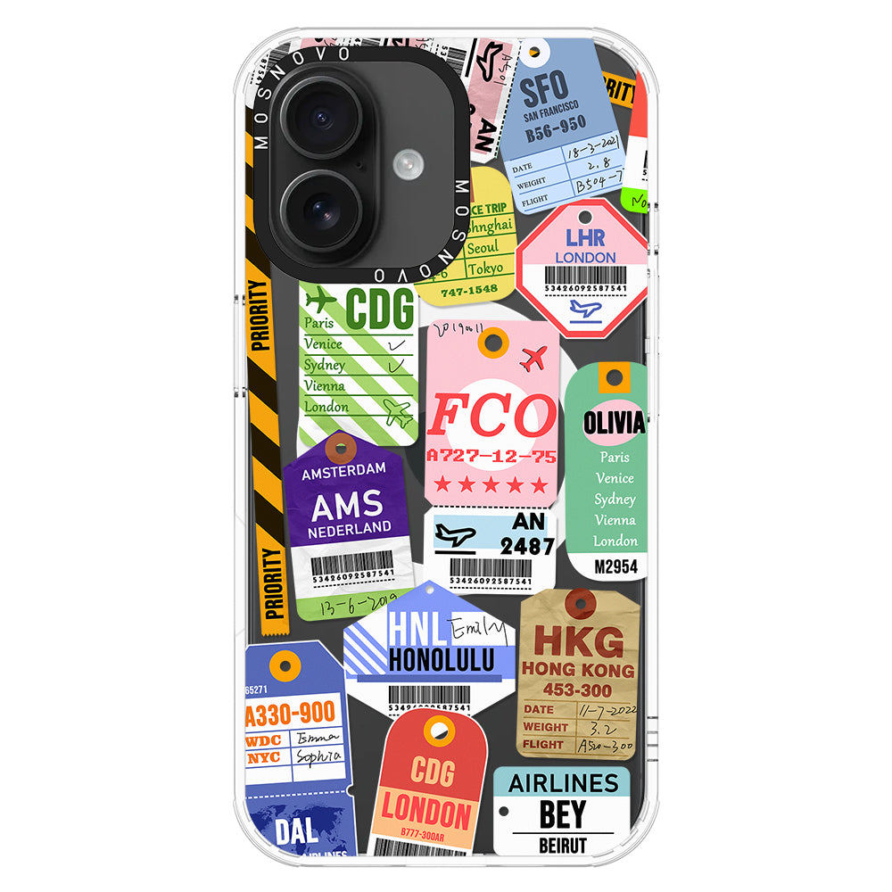 Ticket Label Phone Case - iPhone 16 Case - MOSNOVO