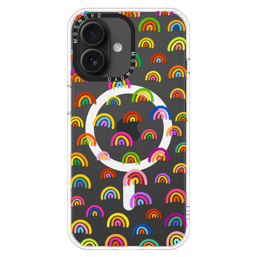 Cute Rainbow Phone Case - iPhone 16 Plus Case - MOSNOVO