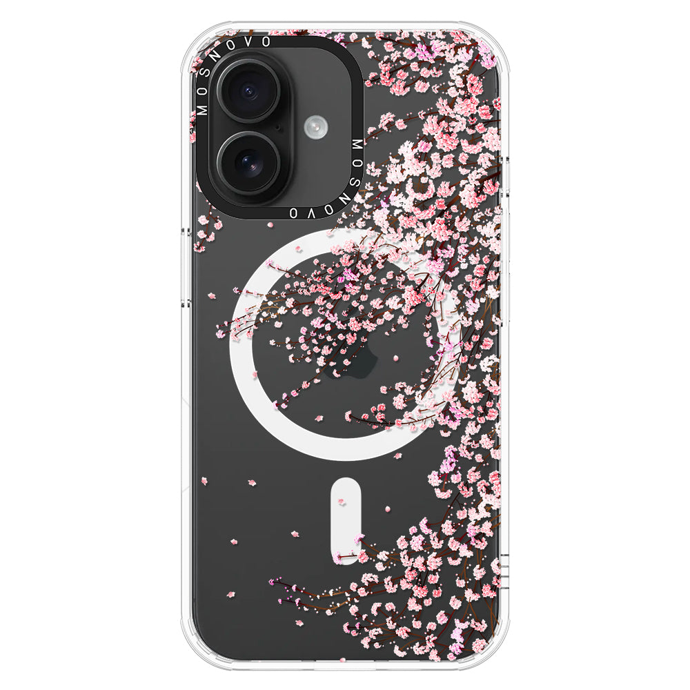 Cherry Blossom Phone Case - iPhone 16 Plus Case - MOSNOVO