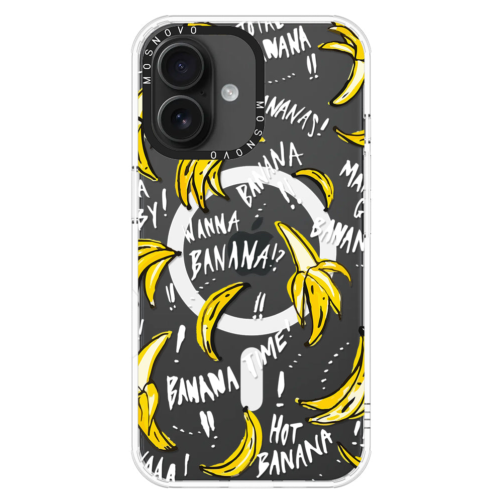 Banana Banana Phone Case - iPhone 16 Plus Case - MOSNOVO