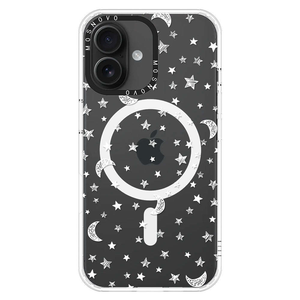 Night Moon Sky Phone Case - iPhone 16 Case - MOSNOVO