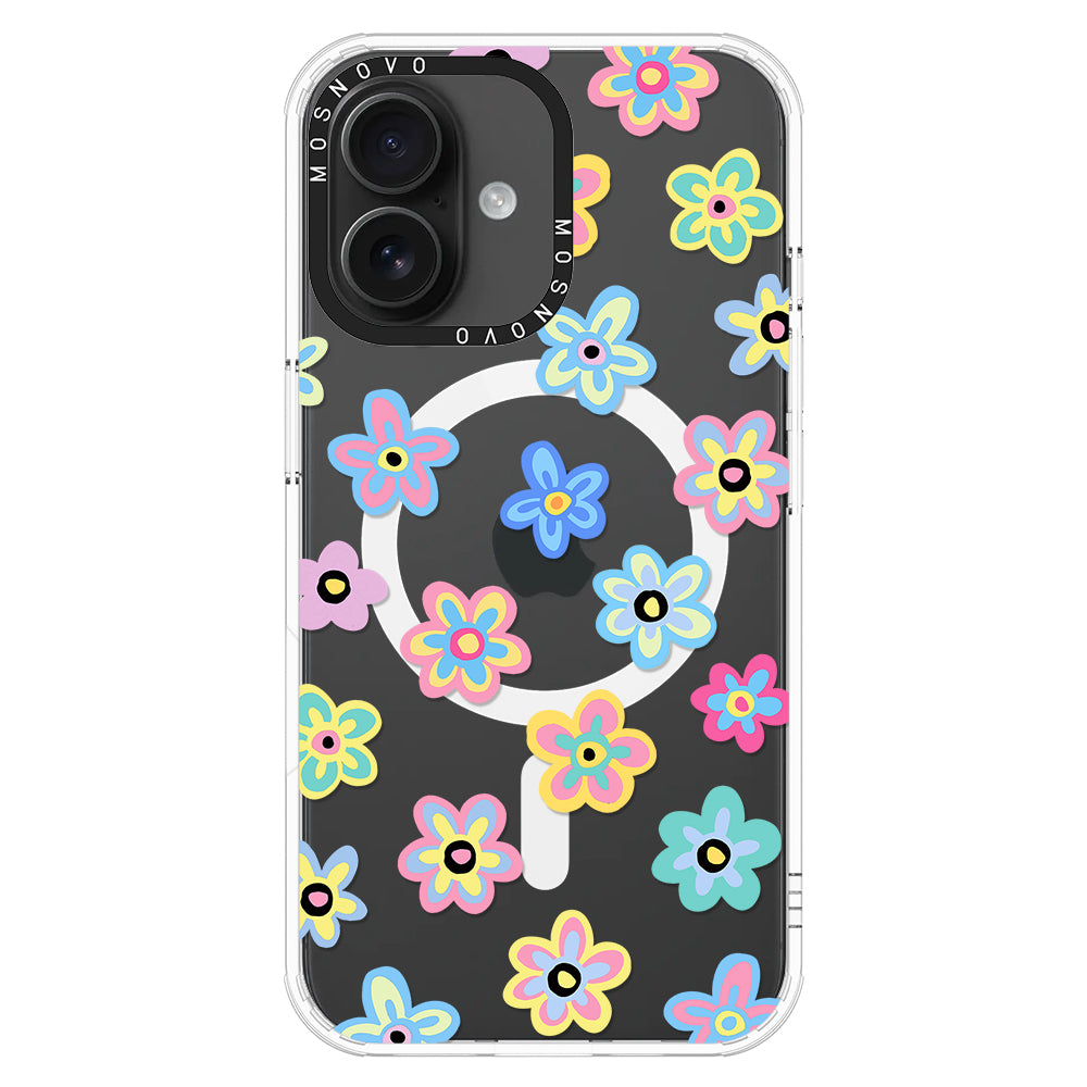 Groovy Flower Phone Case - iPhone 16 Case - MOSNOVO