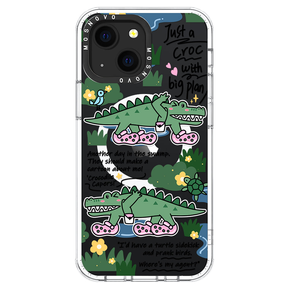 Croc with Big Plan Phone Case - iPhone 13 Case