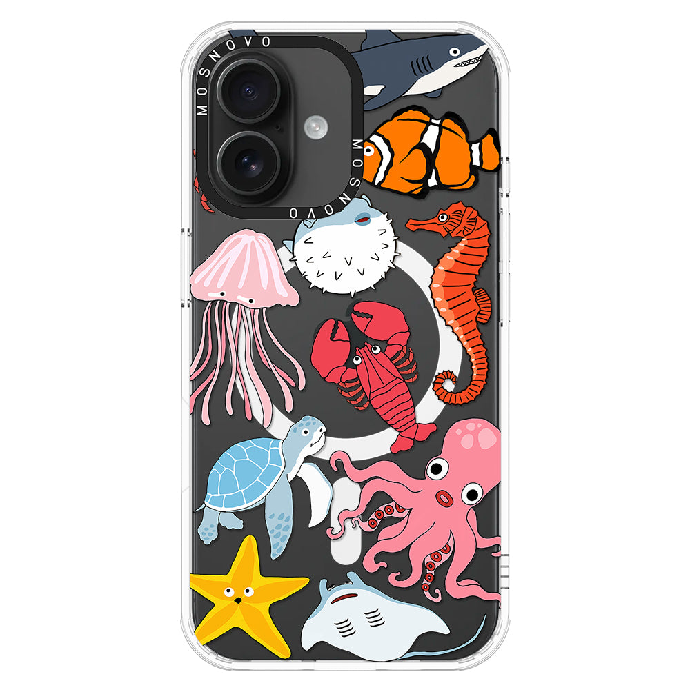 Sea World Phone Case - iPhone 16 Case - MOSNOVO