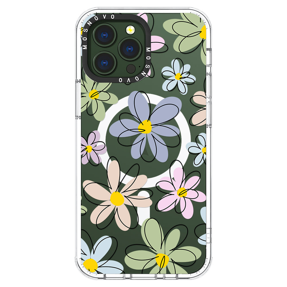 Linear Blooms Phone Case - iPhone 13 Pro Max Case