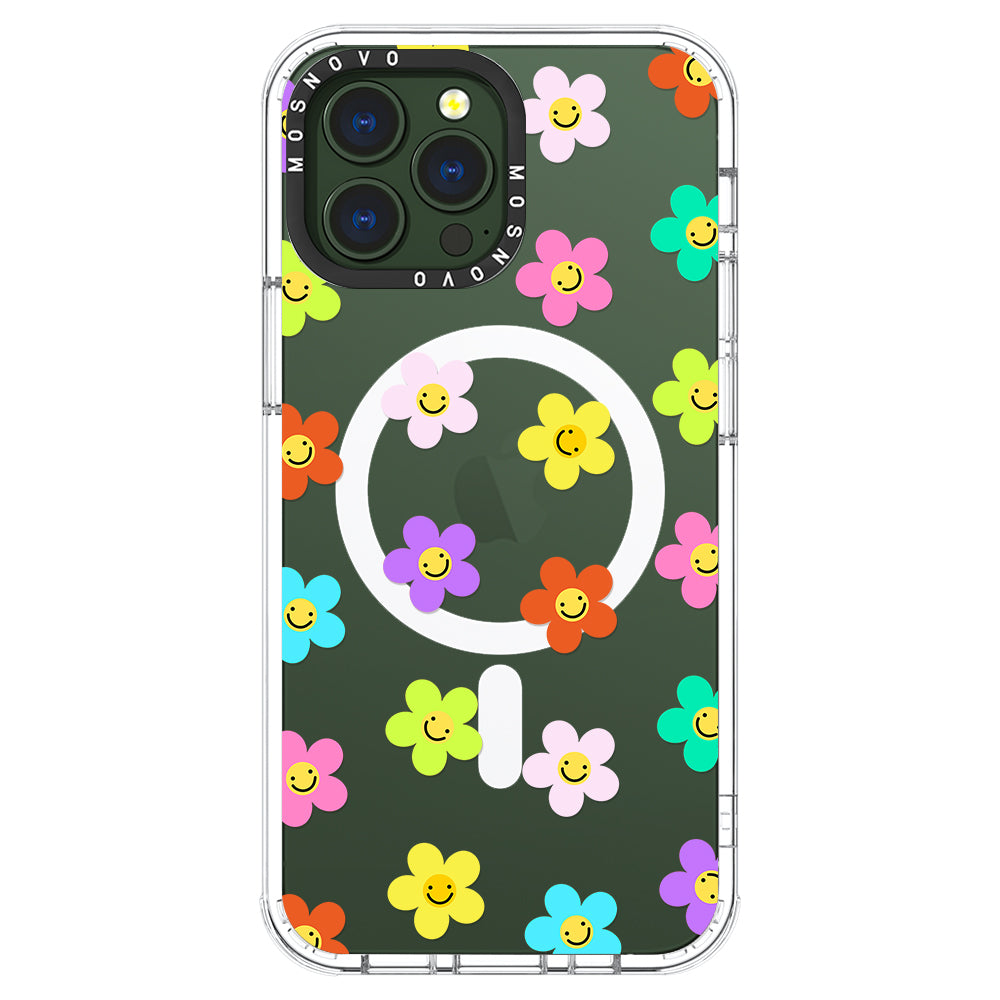 Smile Floral Phone Case - iPhone 13 Pro Max Case