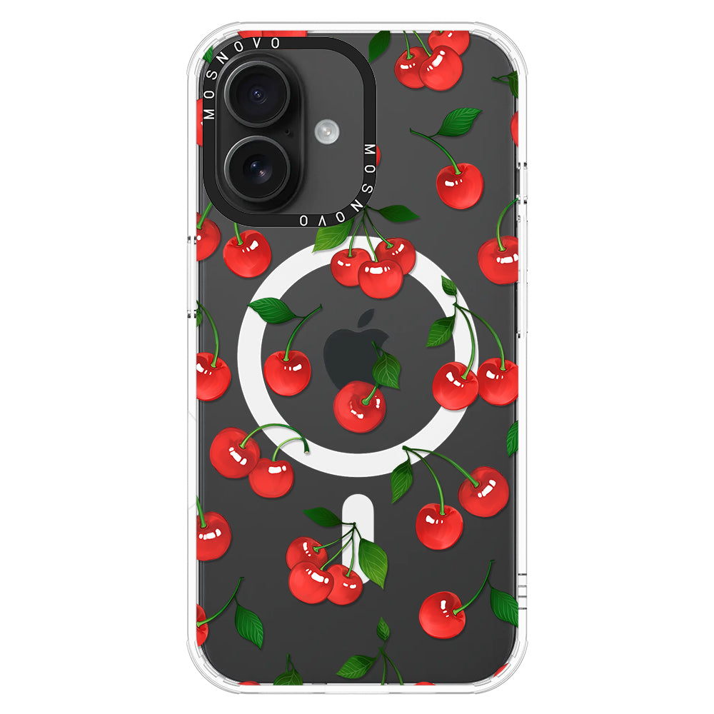 Poppy Cherry Phone Case - iPhone 16 Plus Case - MOSNOVO