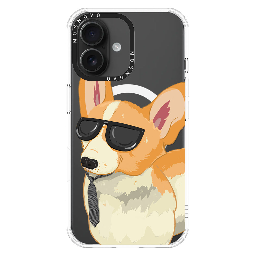 Fluffy Corgi Phone Case - iPhone 16 Plus Case - MOSNOVO