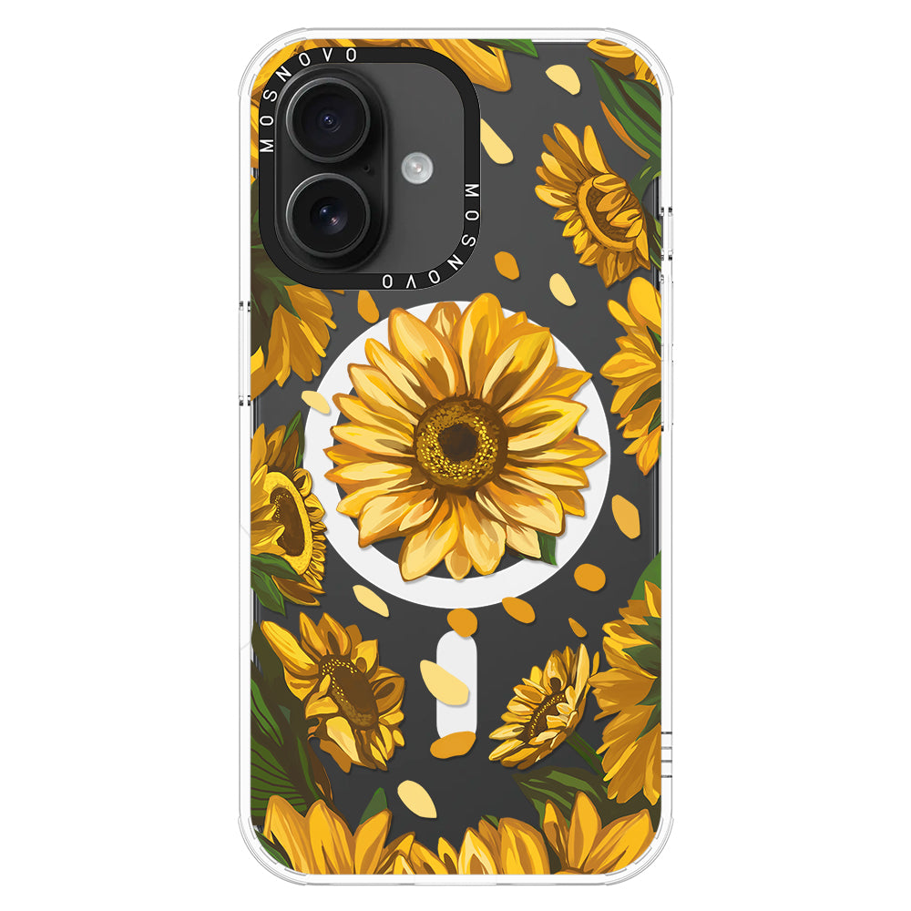 Sunflower Garden Phone Case - iPhone 16 Case - MOSNOVO