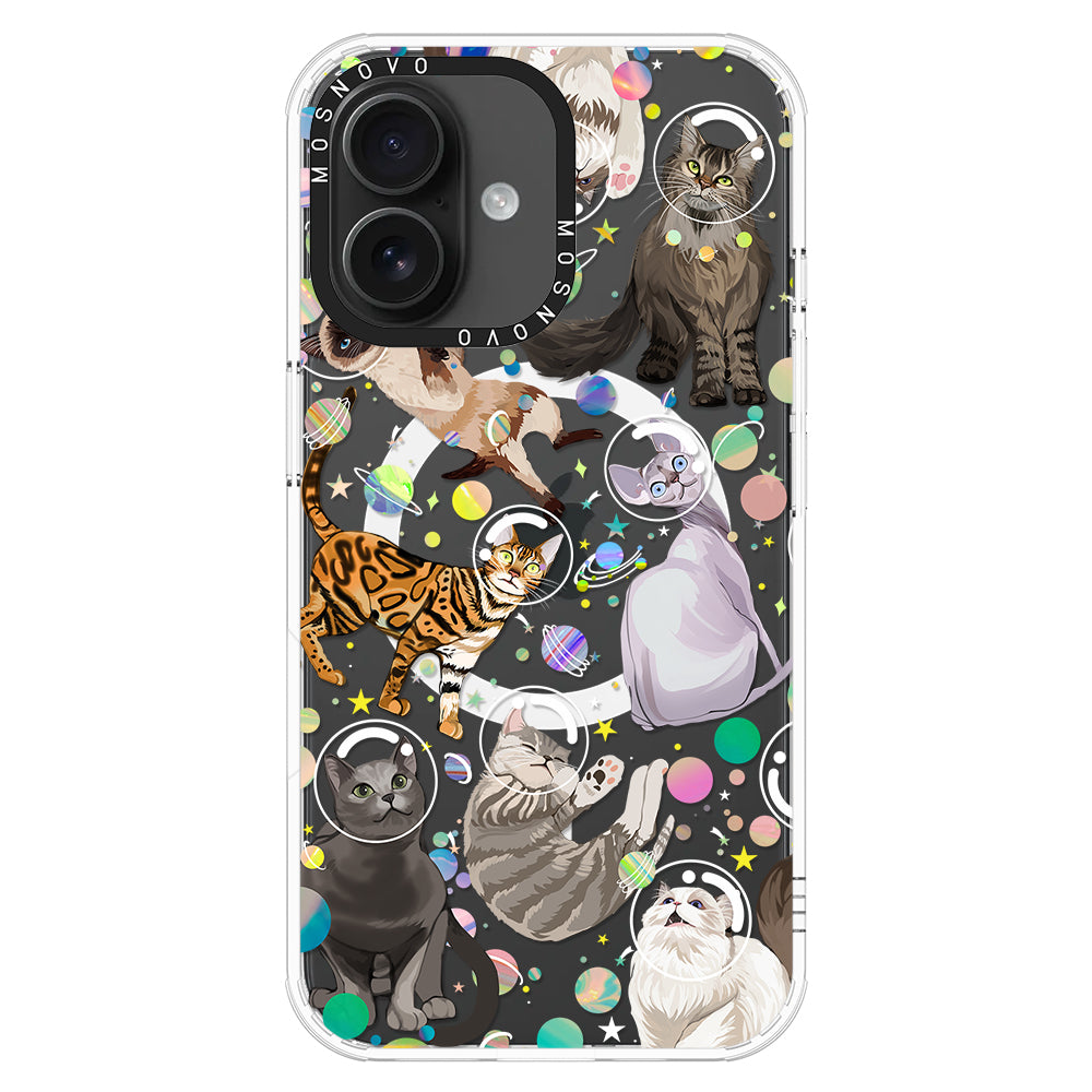 Space Cat Phone Case - iPhone 16 Plus Case - MOSNOVO