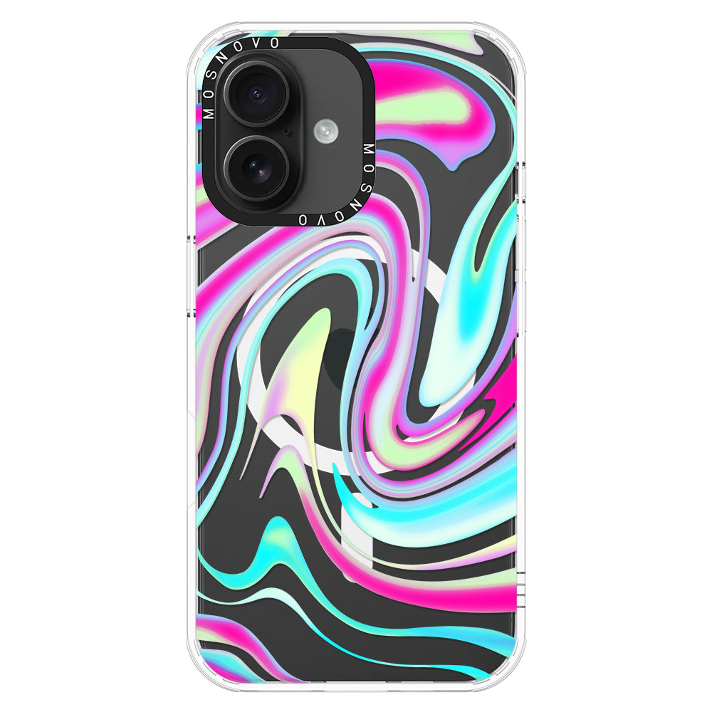 Psychedelic Swirls Phone Case - iPhone 16 Plus Case - MOSNOVO