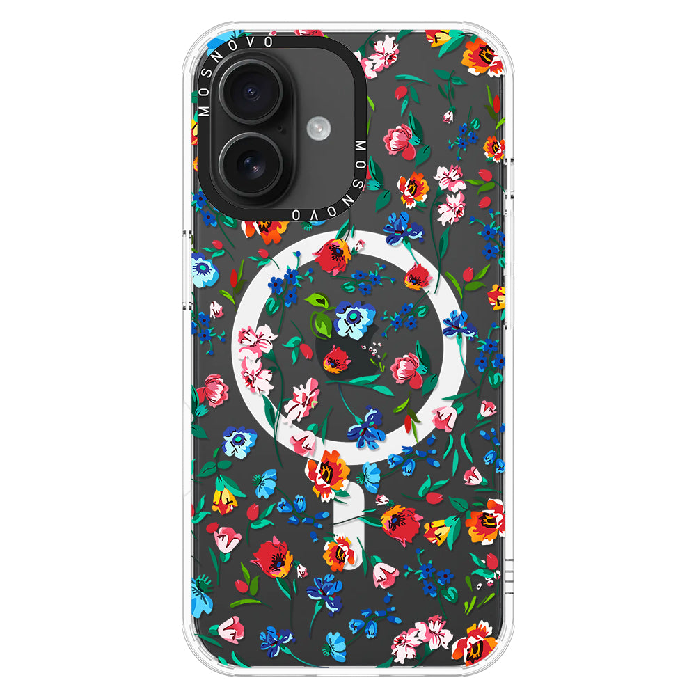 Little Wild Flower Phone Case - iPhone 16 Plus Case - MOSNOVO