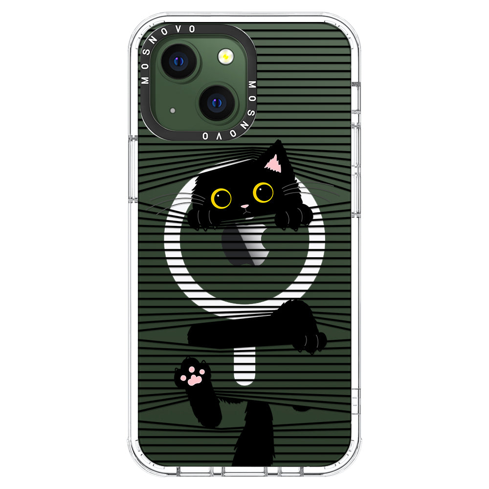 Hidden Black Cat Phone Case - iPhone 13 Case