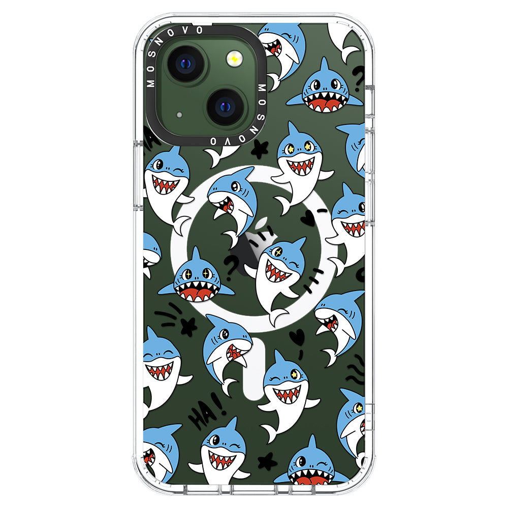 Cute Sharks Phone Case - iPhone 13 Case