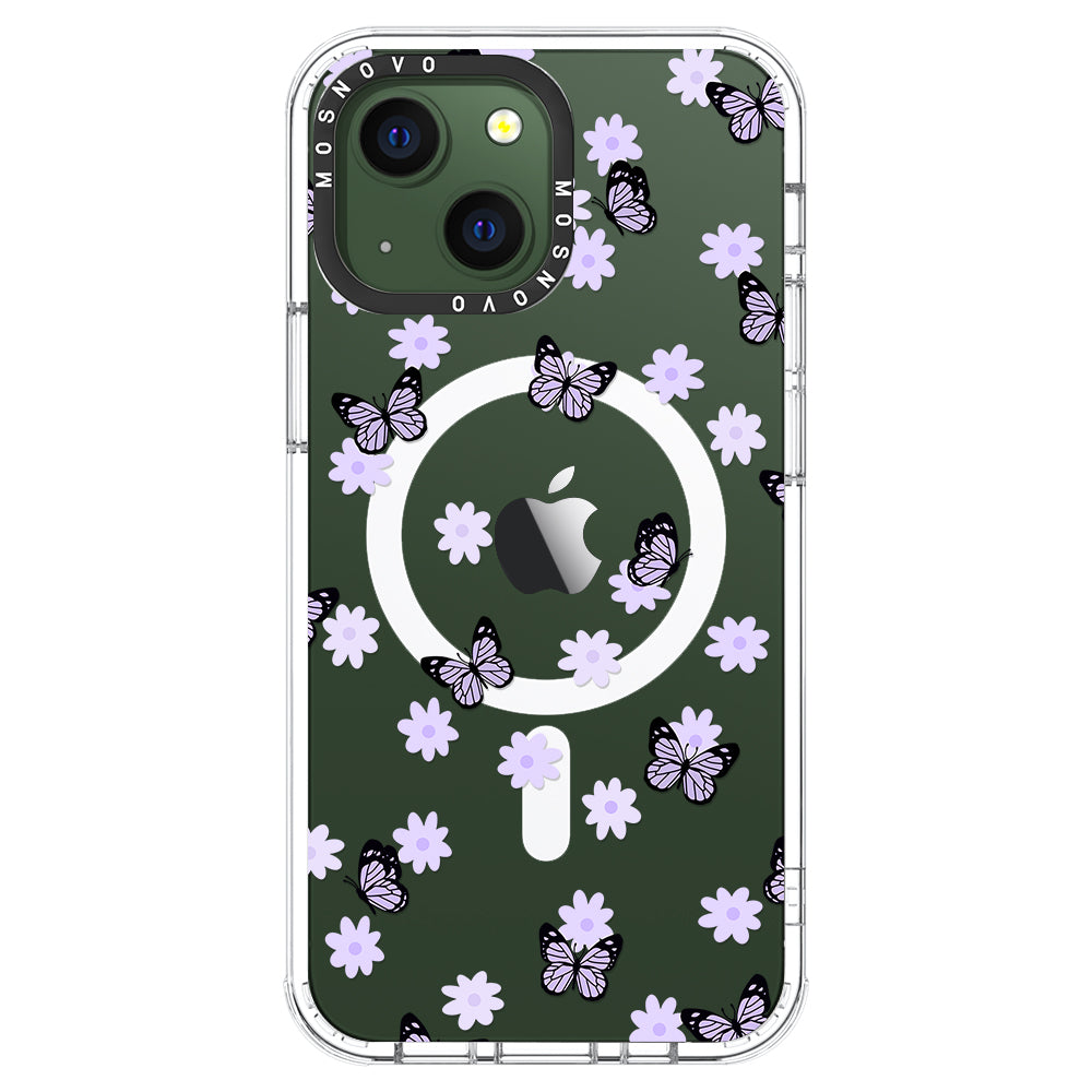 Lilac Butterfly Phone Case - iPhone 13 Case