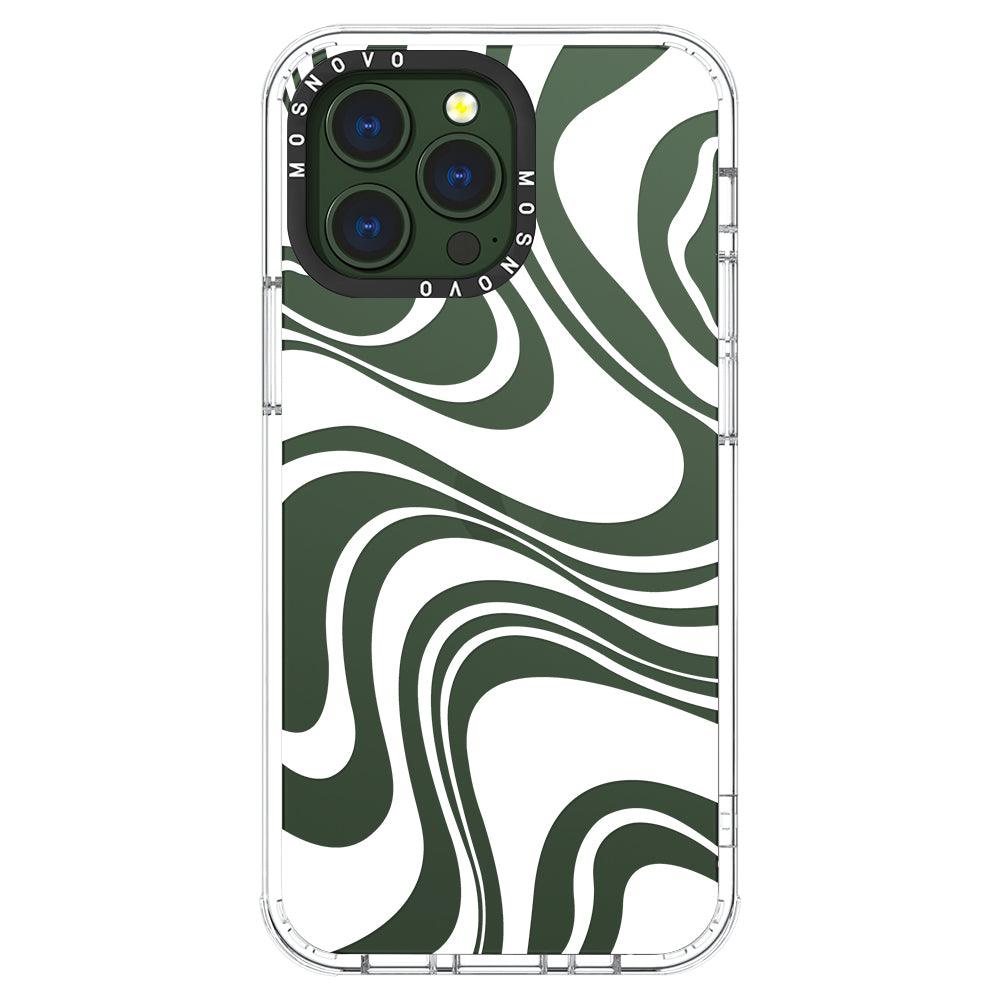 White Swirl Phone Case - iPhone 13 Pro Case