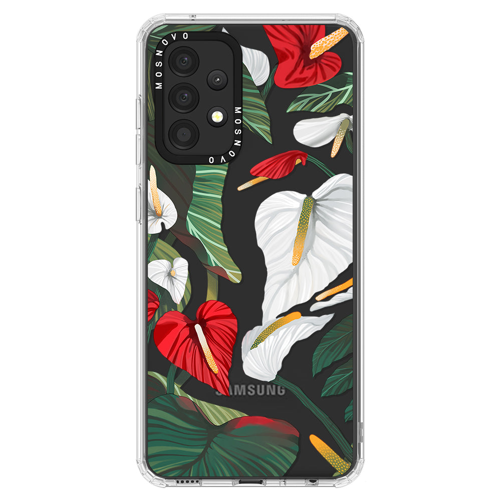 Anthurium Phone Case - Samsung Galaxy A52 & A52 Case - MOSNOVO