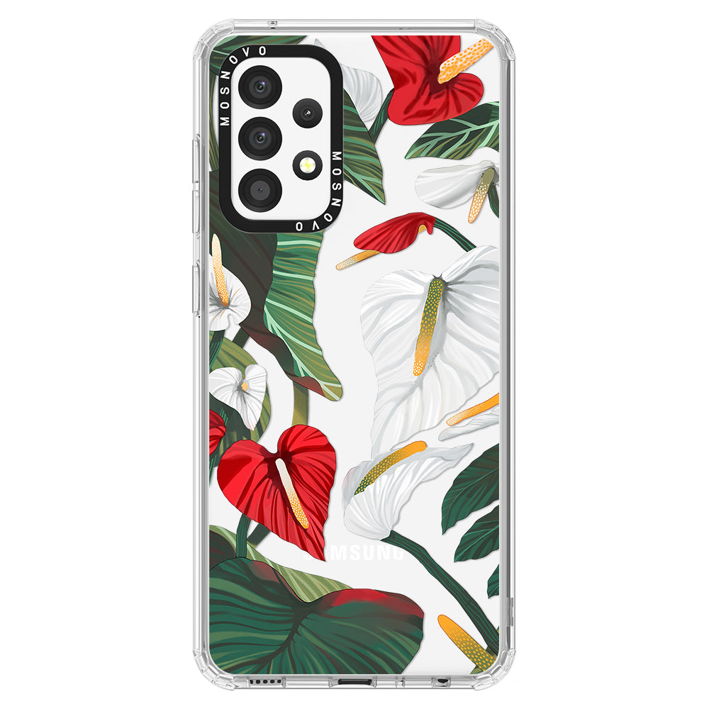 Anthurium Phone Case - Samsung Galaxy A52 & A52 Case - MOSNOVO