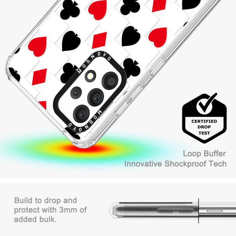 Checker Poker Phone Case - Samsung Galaxy A52 & A52 Case - MOSNOVO