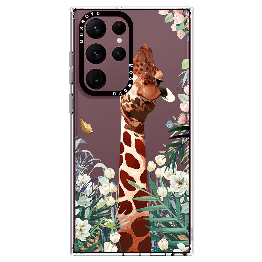 Giraffe Garden Phone Case - Samsung Galaxy S22 Ultra Case - MOSNOVO