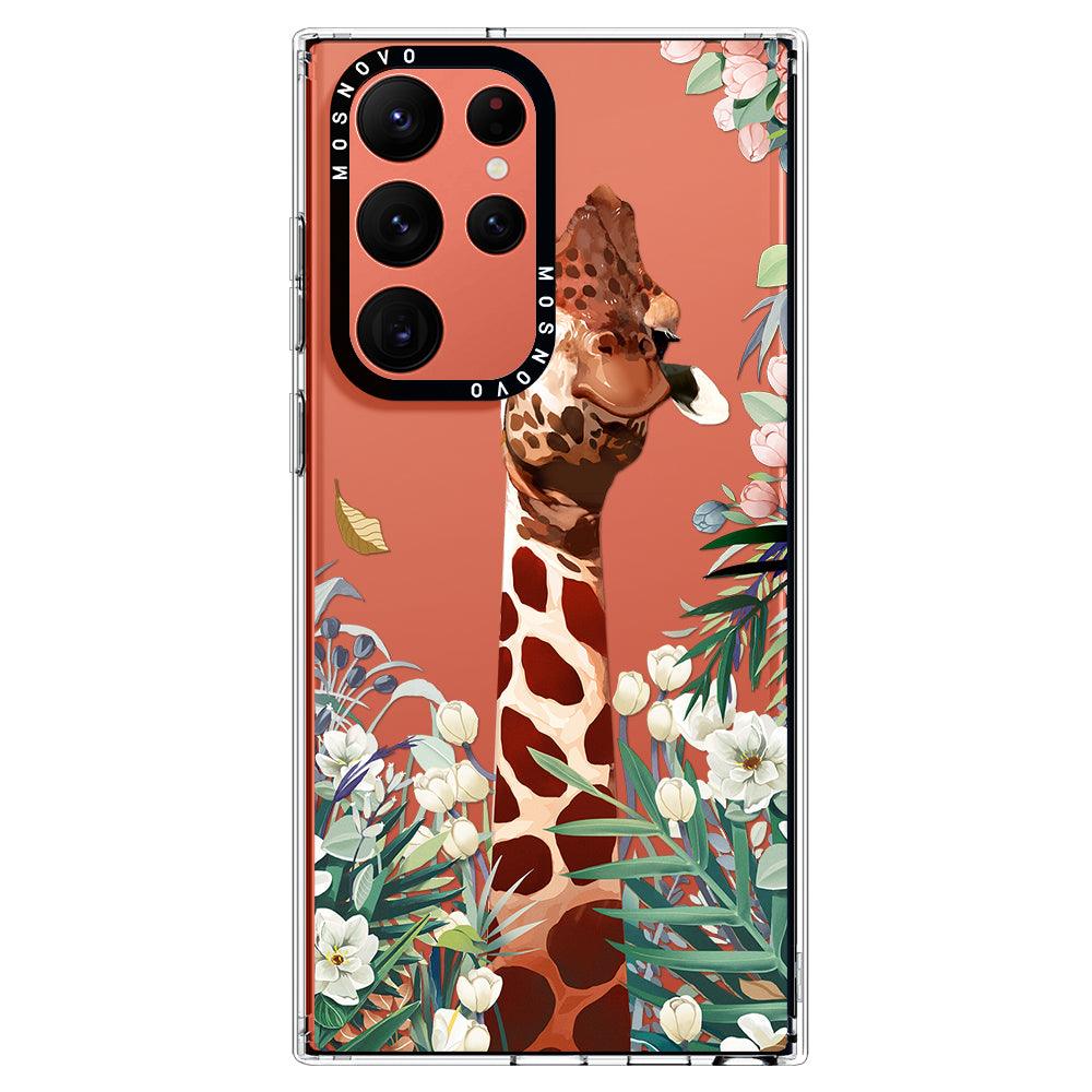 Giraffe Garden Phone Case - Samsung Galaxy S22 Ultra Case - MOSNOVO