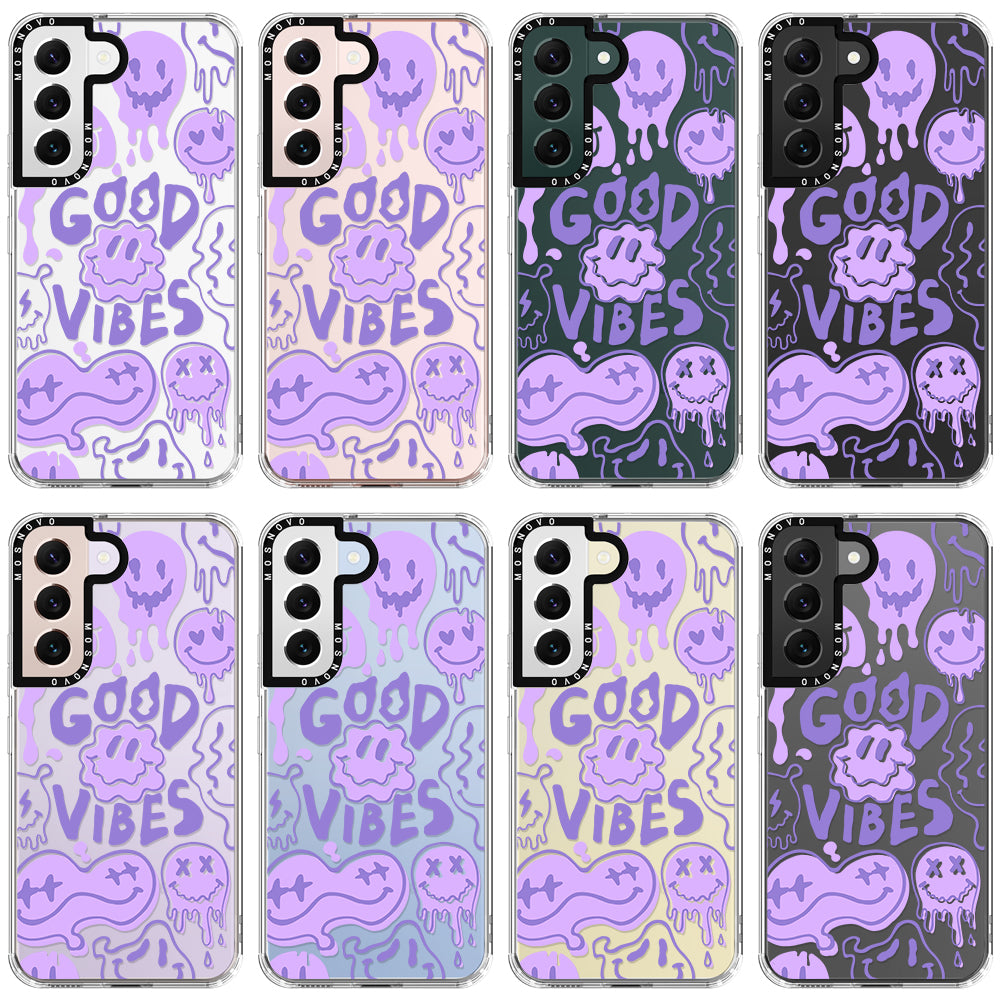 Good Vibes Phone Case - Samsung Galaxy S22 Plus Case - MOSNOVO