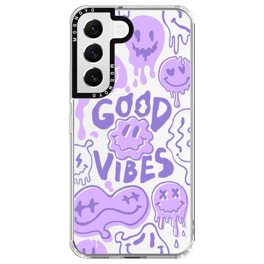 Good Vibes Phone Case - Samsung Galaxy S22 Plus Case - MOSNOVO