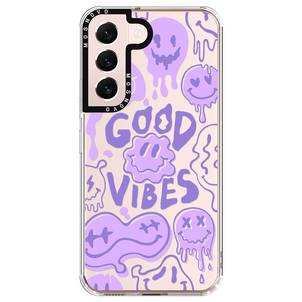 Good Vibes Phone Case - Samsung Galaxy S22 Plus Case - MOSNOVO